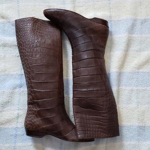 Vintage Andrea Pfister/ L&T real crocodile boots